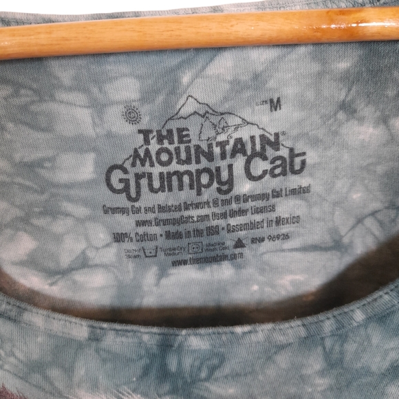 The Mountain Grumpy Cat Tie Dye Vest Top Size M - Picture 3 of 5